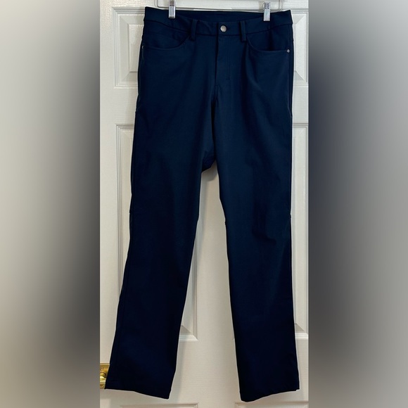 Men’s Lululemon Pants Navy Blue Straight Leg Size 30 - Picture 1 of 11